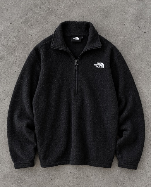 The North Face Half Zip Pullover Black talla XL