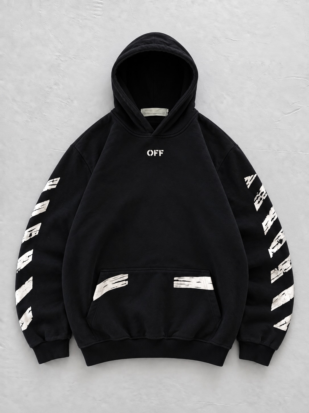 Off White Cross Back Hoodie talla M